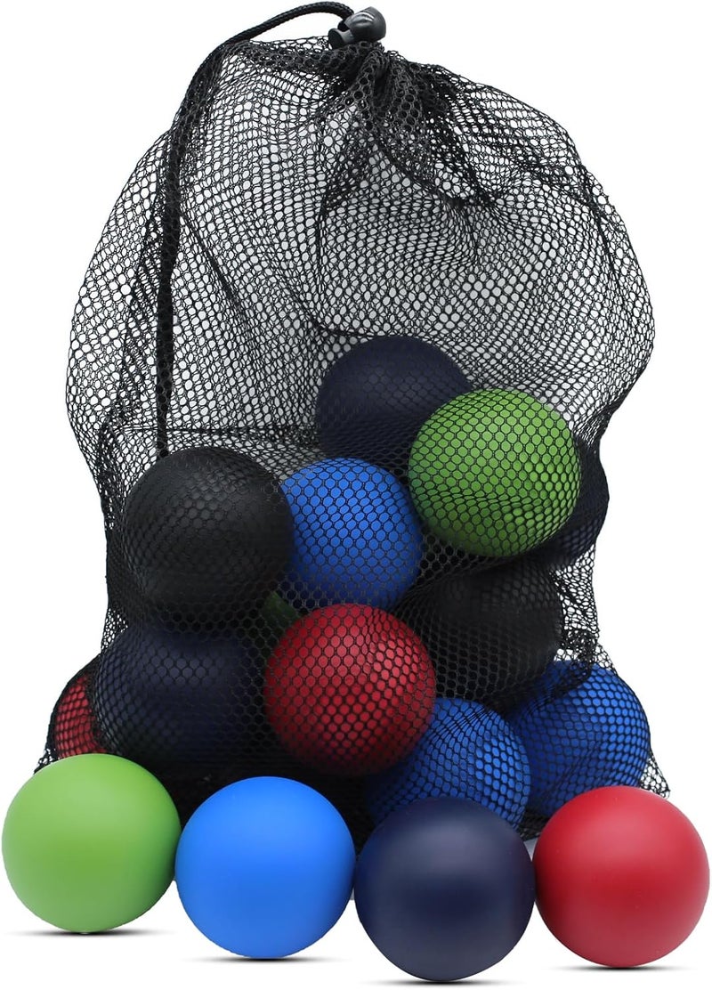 Magicorange 20 Pack Racquetball Multi Colored Racquetballs High Bounce Rubber Racquetballs with a mesh Bag - Image 1